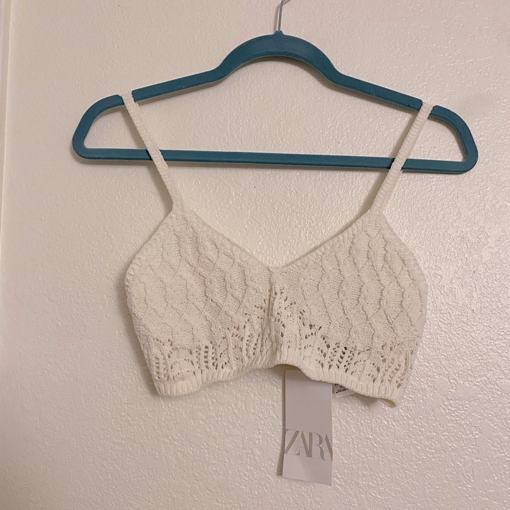 NWT! Zara Knit Bralette | Size Small